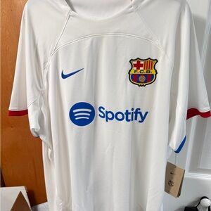 Nike FC Barcelona white away jersey Dri-FIT size xxl